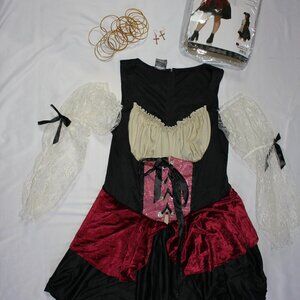 Plus Size Wicked Wench Costume Womens 1x 2x Halloween Roleplay Cosplay Dress